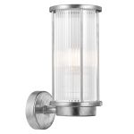 Nordlux Linton Vægbelysning Brushed Aluminium | Egnet til 1x E27