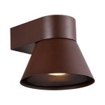 Nordlux Kyklop Cone Vægbelysning Aluminium Rusten | Egnet til GU10